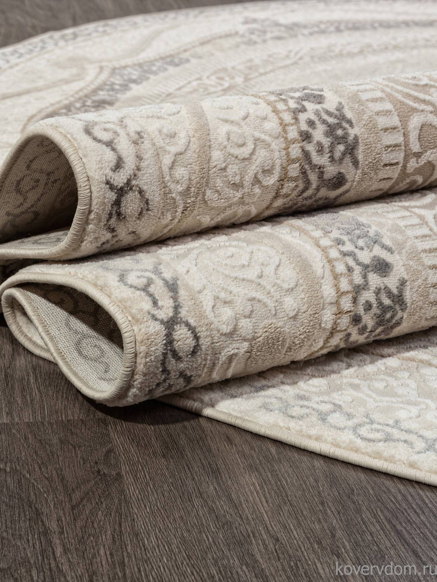 Ковер SIESTA M034A BONE / GRAY Овал