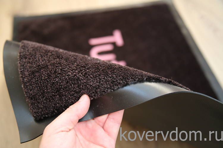 Ковер на резиновой основе с резиновым кантом для бутика Ковер на резиновой основе с резиновым кантом для бутика