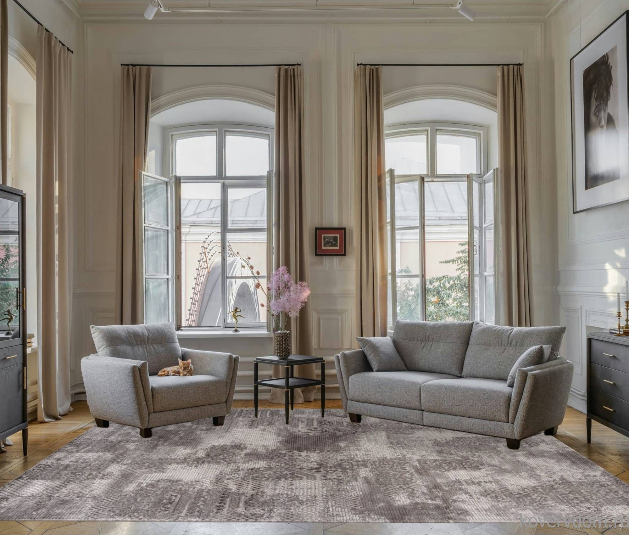 Ковер LUCCI P1157 L.GRAY / L.GRAY