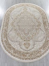 Ковер ESSA 27226A BEIGE / BEIGE Овал