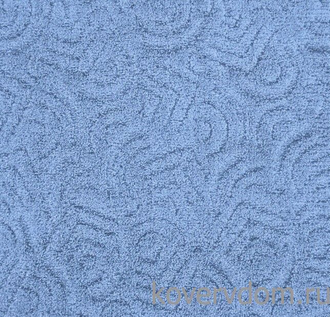 Однотонный ковер-палас GALEON 514 синий 