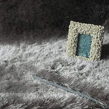 Ковер длинноворсовый Шелк Шегги SILVER