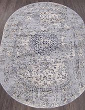 Ковер MARDAN 5106A COKEN D.GREY / BLUE Овал