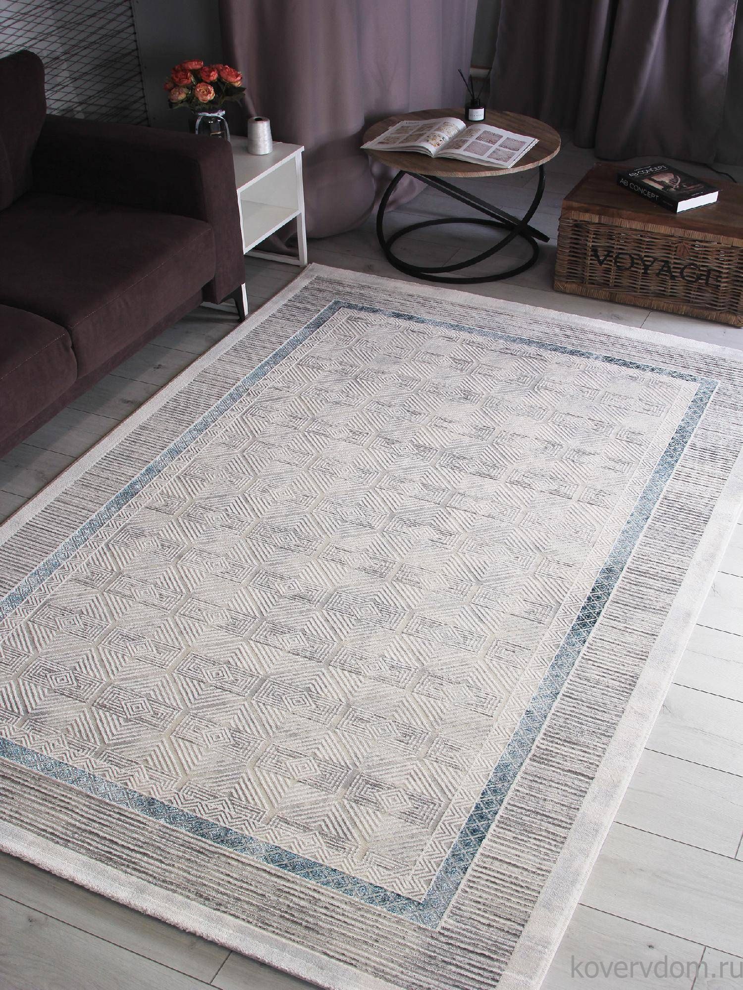 Ковер AMELI 9244B S.L.GREY / P.D.BLUE