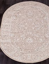 Ковер TOKIO 17483A D.BEIGE / L.BEIGE Овал
