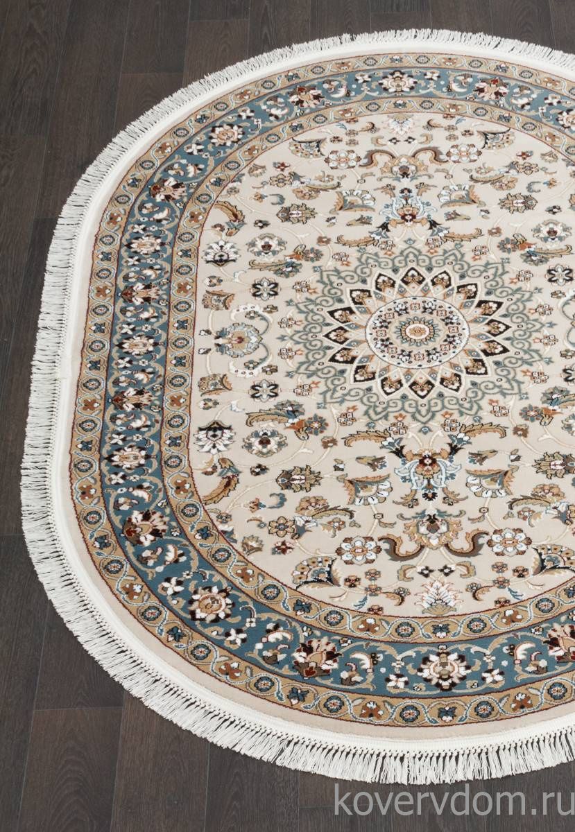 Ковер SHAHREZA d210 CREAM-BLUE Овал