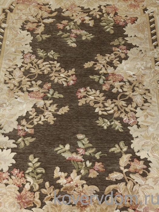 Рельефный ковер из вискозы VENEZIA 5095 193872 l  brown