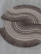 Круглый ковер из Турции SAFIR 00835C GREY / BROWN Круг