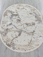 Прямоугольный ковер MOSSO 27243A GRY / NAVY Овал