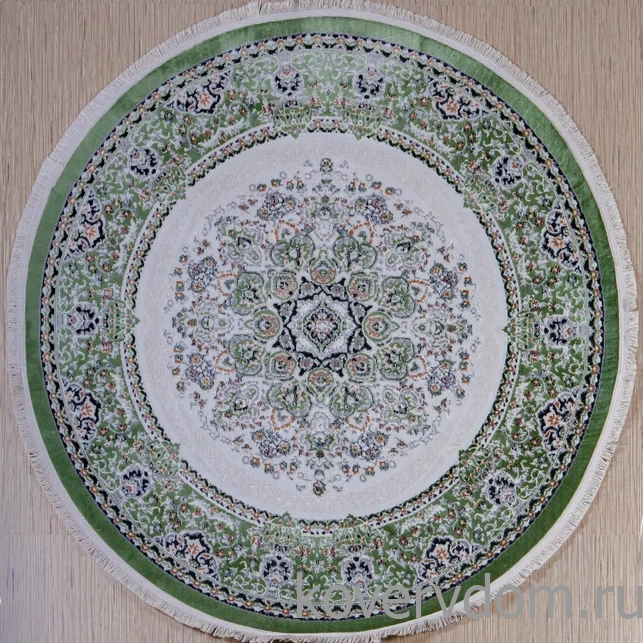 Ковер Amira 4923A D.Blue-L.Grey (зелёный) Круг