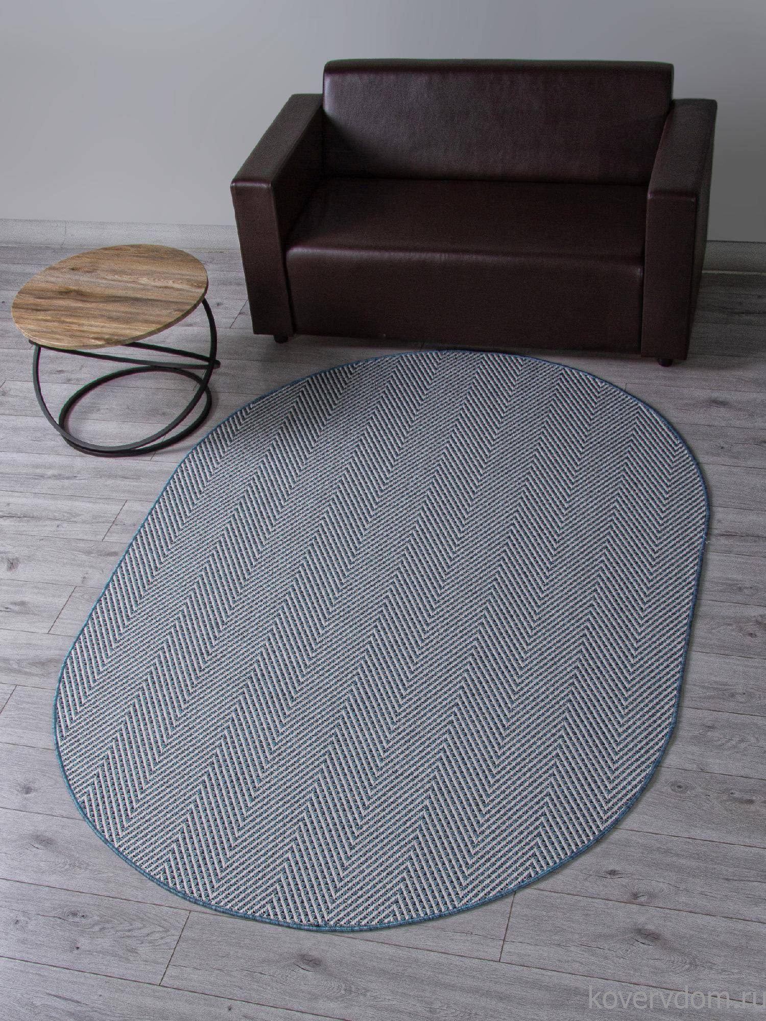 Ковер KAIR S156 BLUE Овал