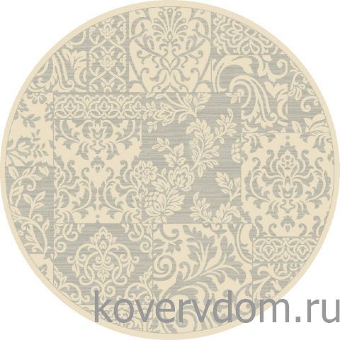 Рельефный ковер из вискозы GENOVA 38009 6565 90 КРУГ