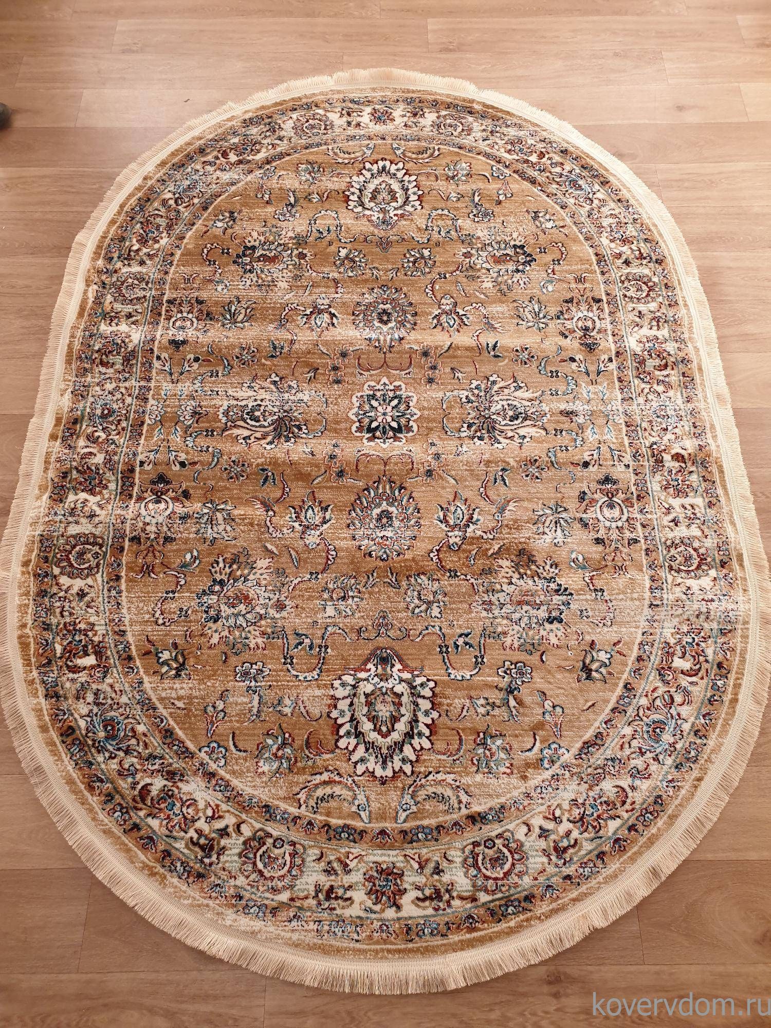 Ковер BROOKLYN 08618K BEIGE / BEIGE Овал