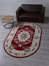 Круглый ковер COLIZEY D057 RED Овал