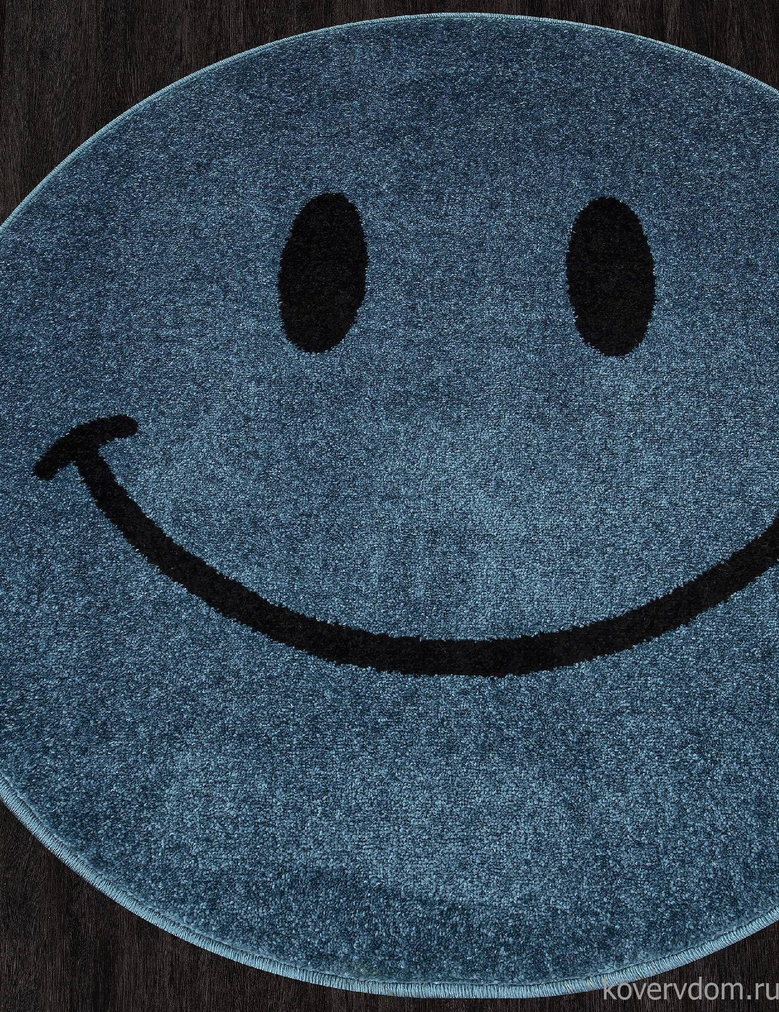 Ковер SMILE 2 NC19 BLUE Круг Ковер SMILE 2 NC19 BLUE Круг