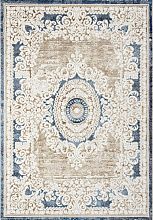 Ковер бежевый ANTEP-A O1701 630 CREAM / BLUE