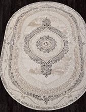 Ручной ковер SIESTA M034A BONE / GRAY Овал