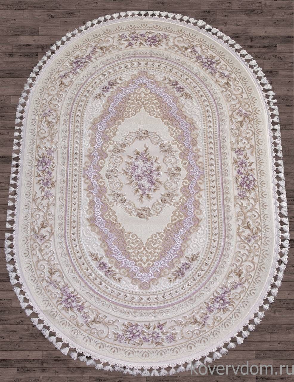 Ковер HUNKAR 7910 PURPLE / PURPLE Овал
