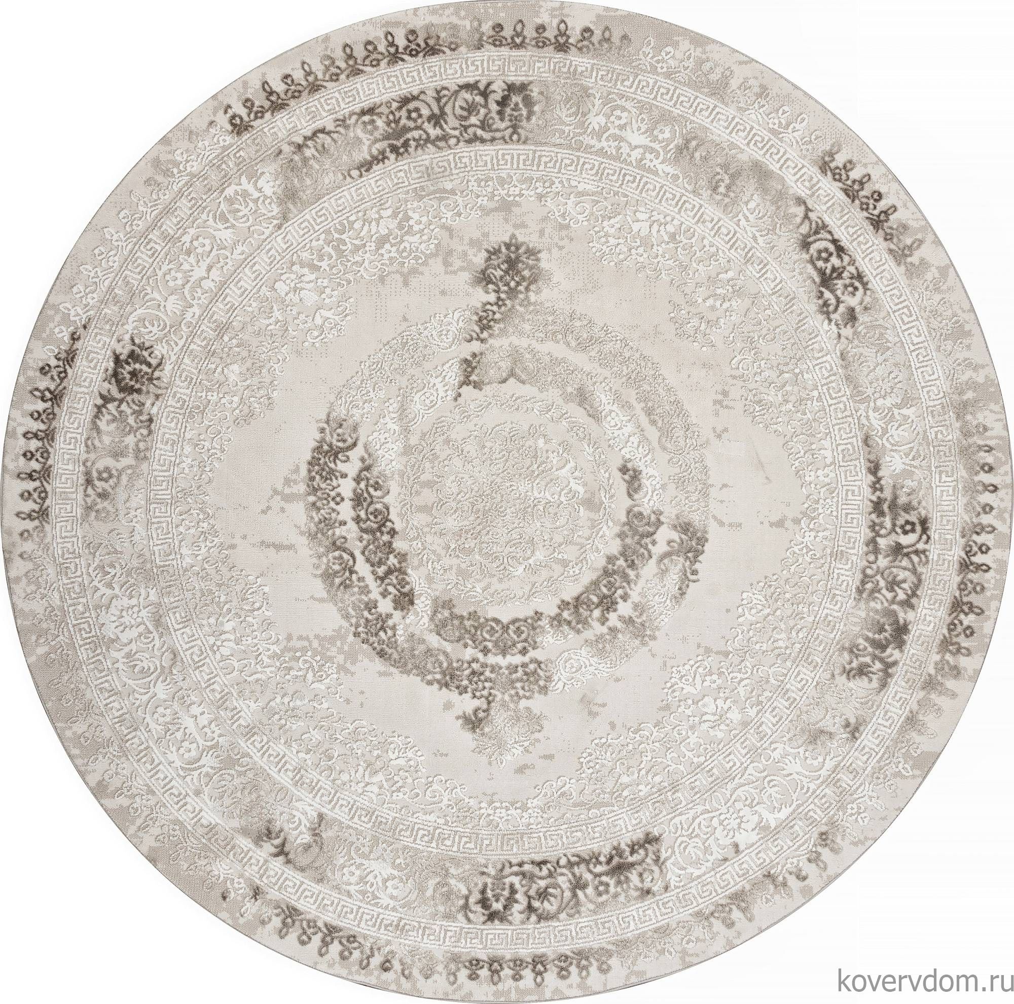 Ковер ARMINA 04087A BROWN / BROWN Круг Ковер ARMINA 04087A BROWN / BROWN Круг