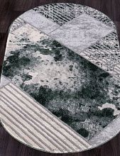 Ковер MARDAN 5024A COKEN D.GREY / GREEN Овал