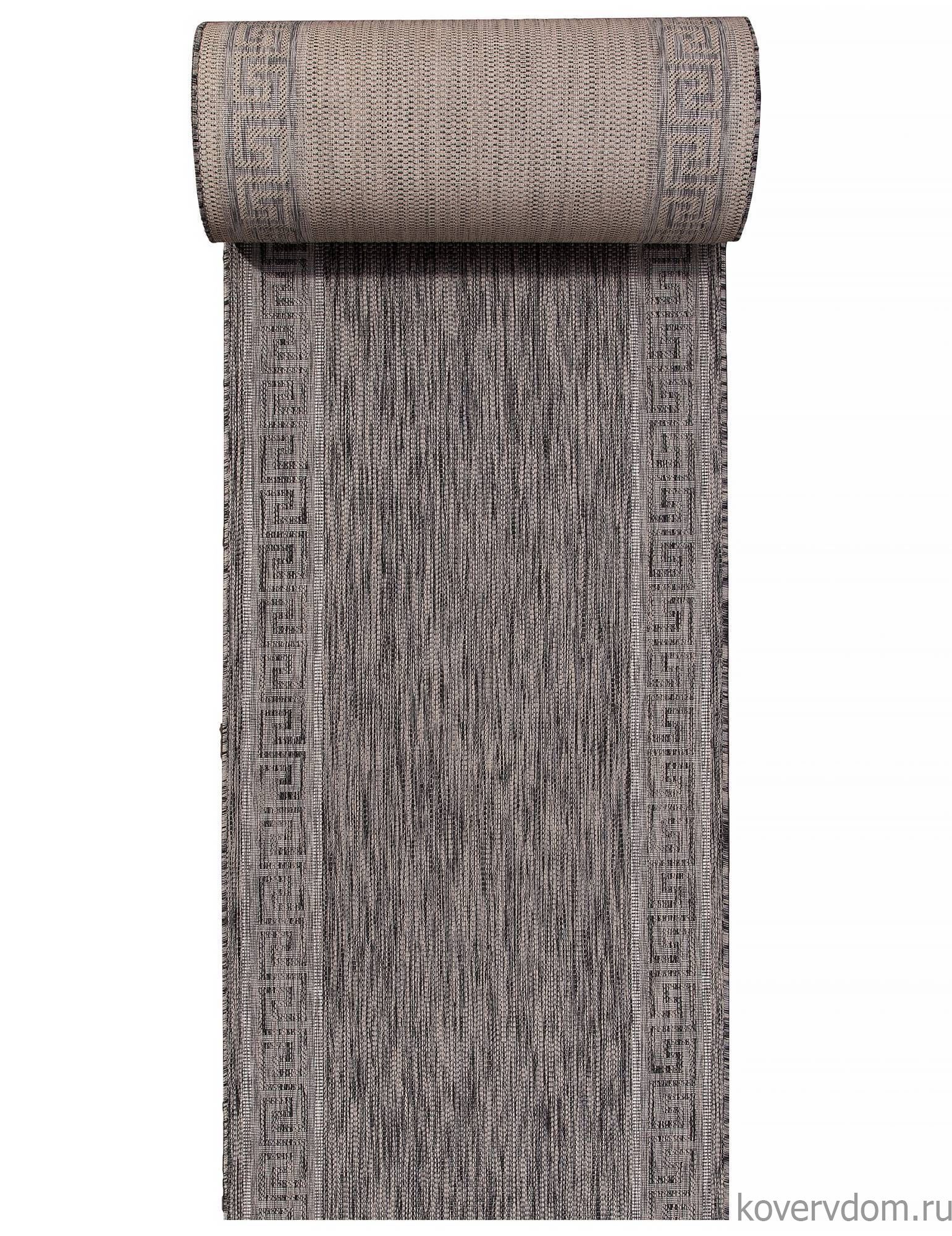 Ковровая дорожка циновка VEGAS S002 DARK GRAY/Темно-серая