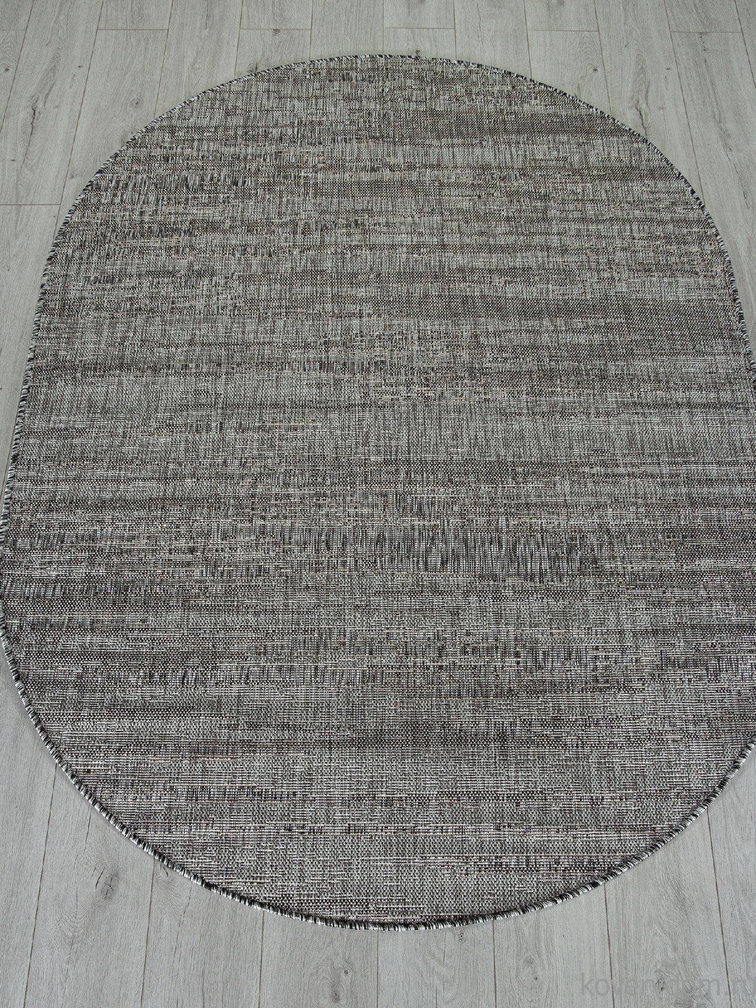 Ковер KAIR S143 DARK GRAY Овал