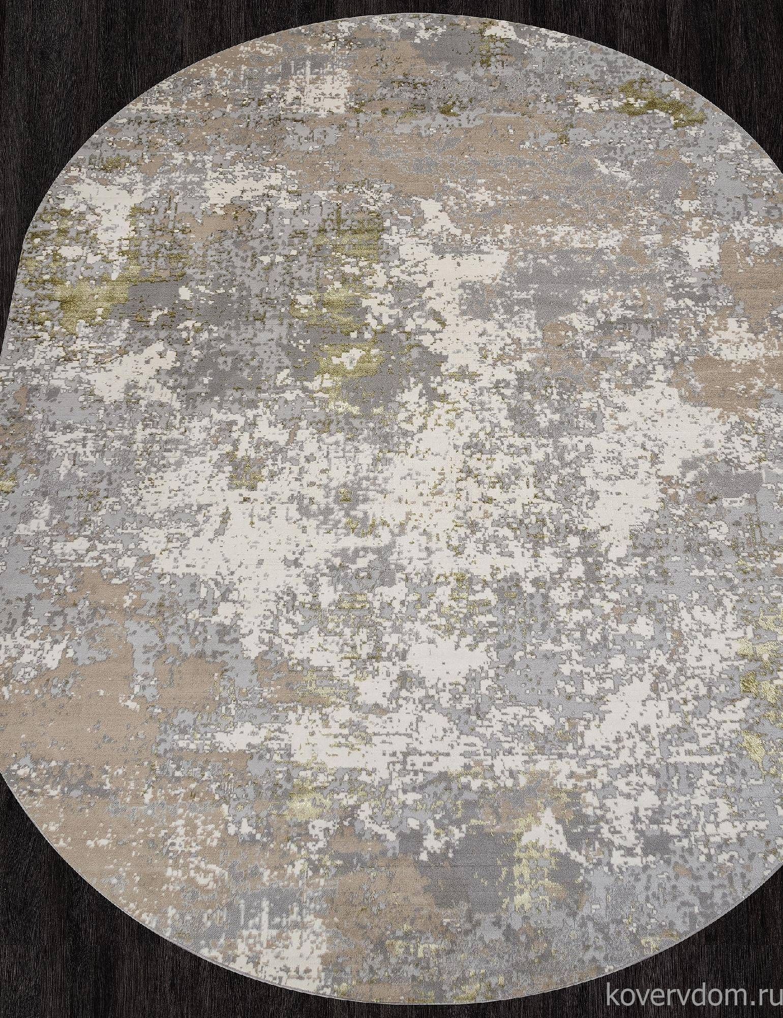 Ковер LIMAN F163 CREAM-GREEN Овал