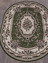 Овальный ковер зеленый GAVANA-A 5444 GREEN Овал