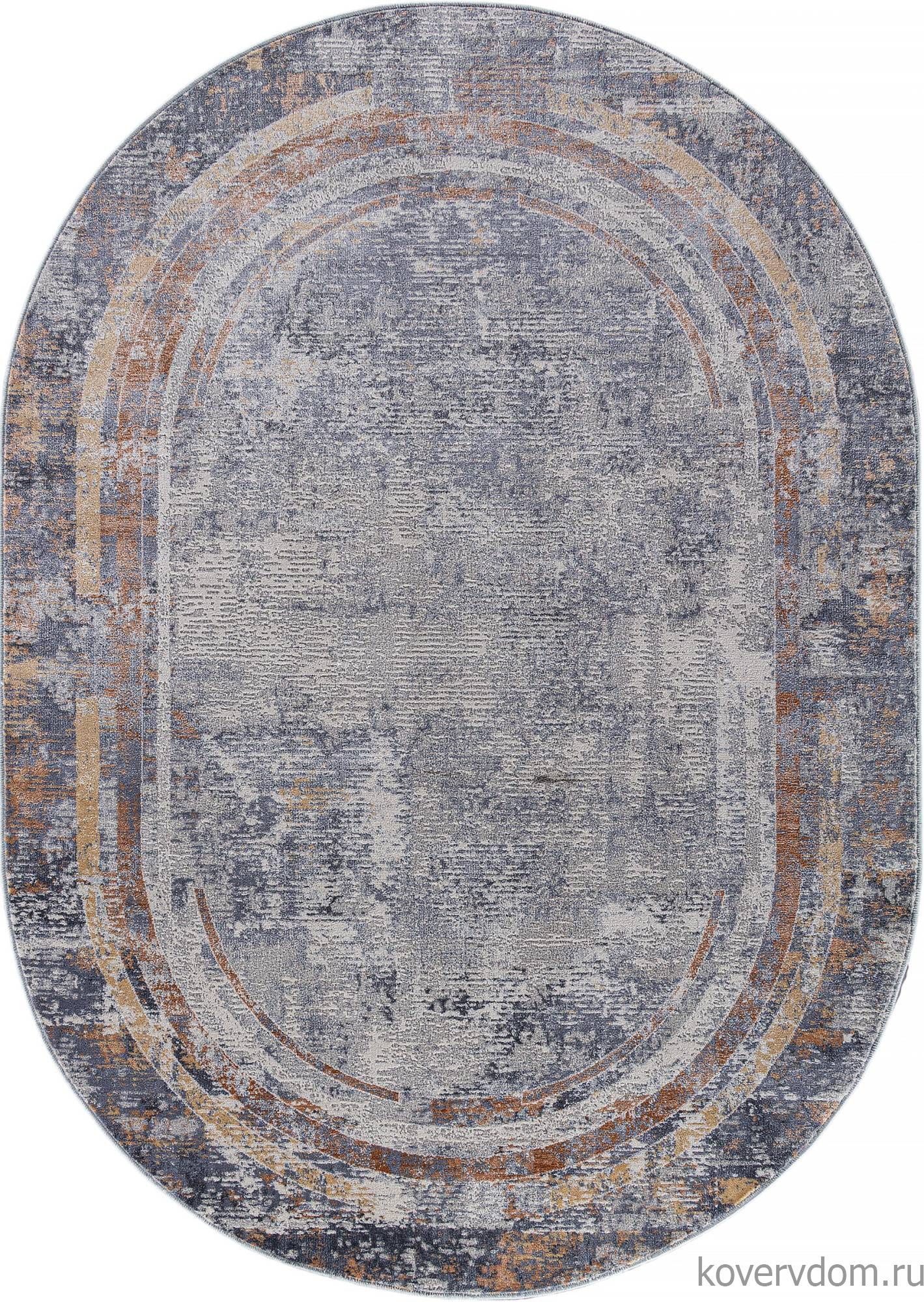 Ковер ZUMMA F258 ORANGE Овал