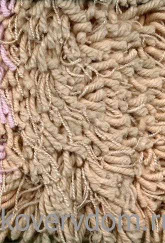 Ковер Шегги акрил В 5 персик.